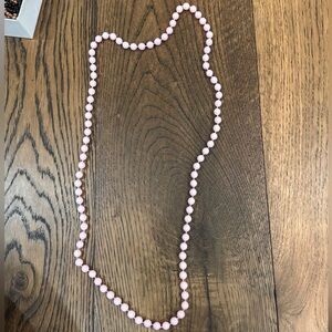 Vintage Pink Beaded Necklace